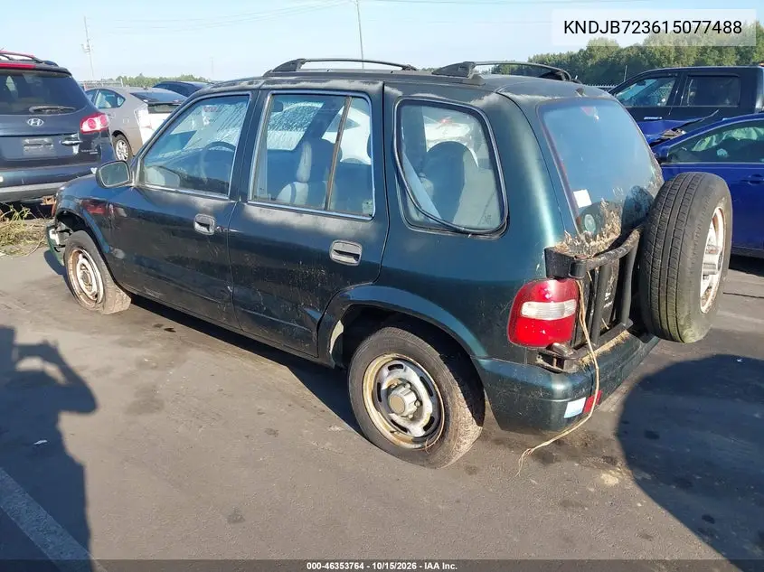 2001 KIA SPORTAGE VIN KNDJB723615077488 — фото 3