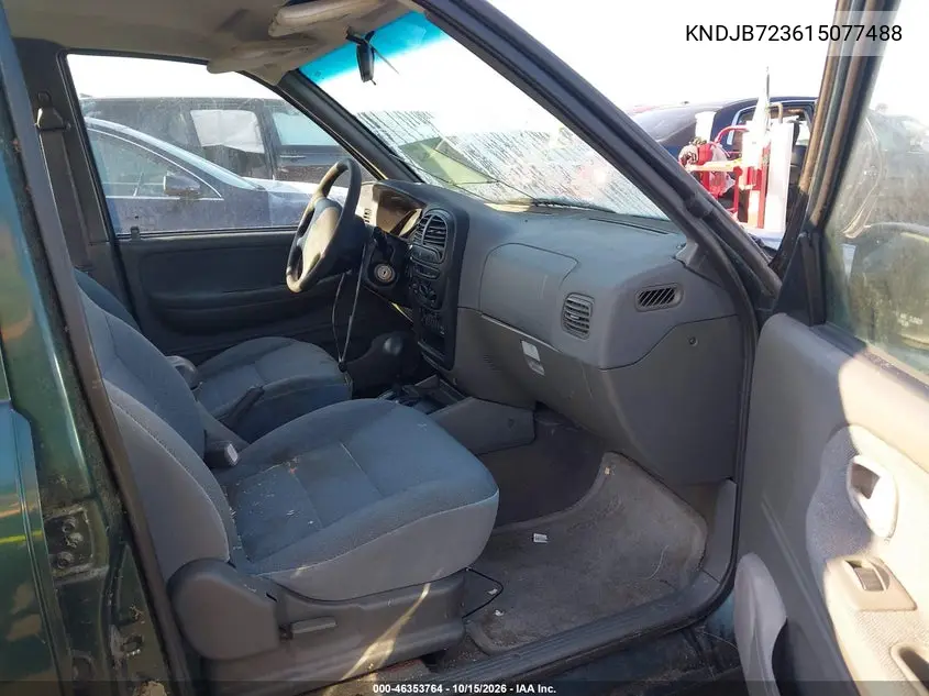 2001 KIA SPORTAGE VIN KNDJB723615077488 — фото 5