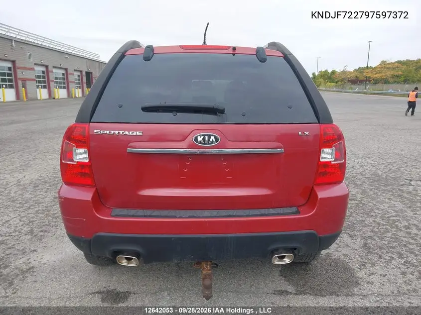 2009 KIA SPORTAGE VIN KNDJF722797597372 — фото 17