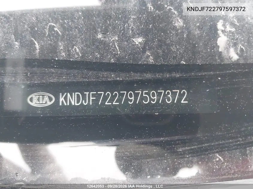 2009 KIA SPORTAGE VIN KNDJF722797597372 — фото 21