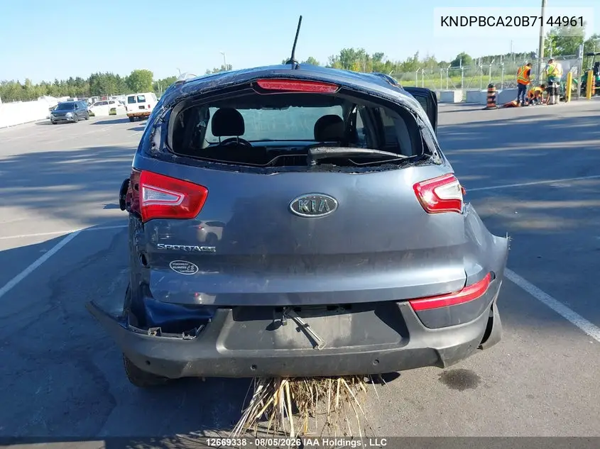 2011 KIA SPORTAGE VIN KNDPBCA20B7144961 — фото 15