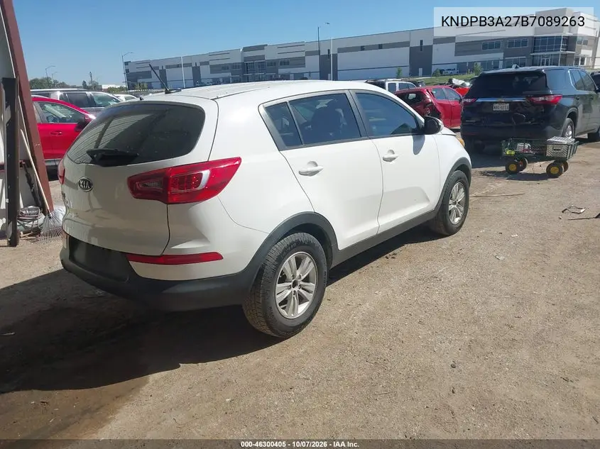 2011 KIA SPORTAGE VIN KNDPB3A27B7089263 — фото 4