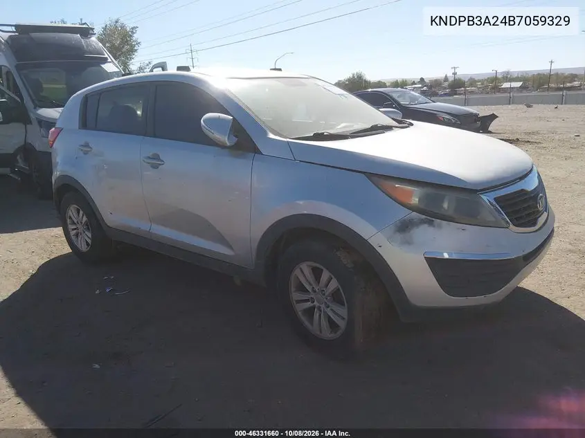 KIA SPORTAGE 2011, VIN KNDPB3A24B7059329