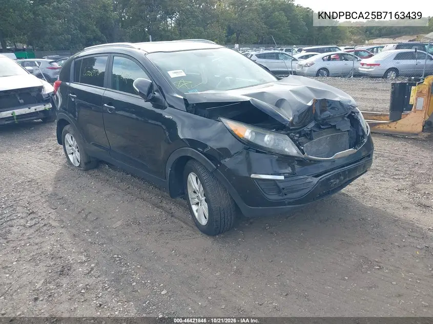 KIA SPORTAGE 2011, VIN KNDPBCA25B7163439
