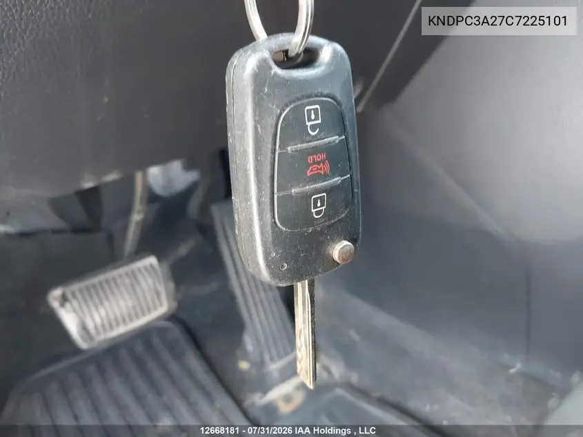 2012 KIA SPORTAGE VIN KNDPC3A27C7225101 — фото 11