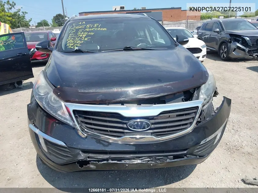 2012 KIA SPORTAGE VIN KNDPC3A27C7225101 — фото 12