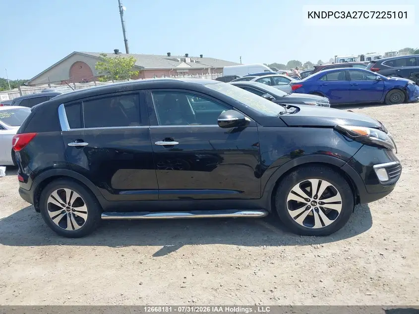 2012 KIA SPORTAGE VIN KNDPC3A27C7225101 — фото 13