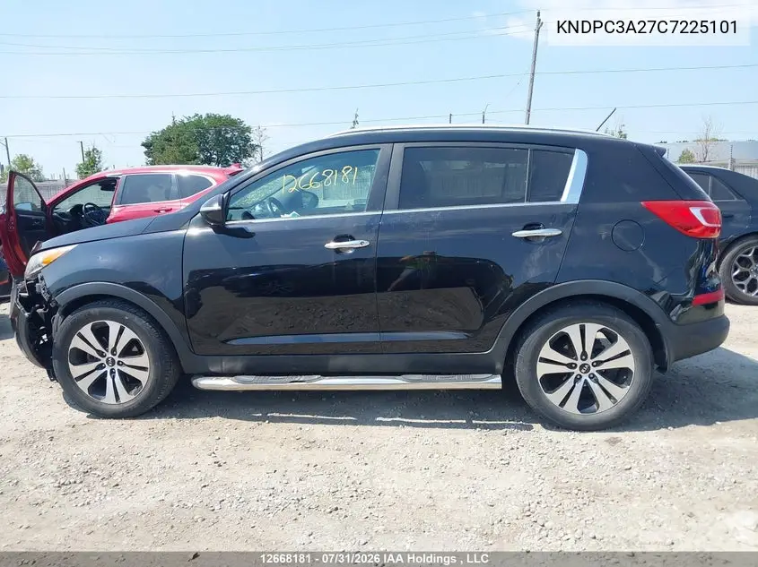 2012 KIA SPORTAGE VIN KNDPC3A27C7225101 — фото 14