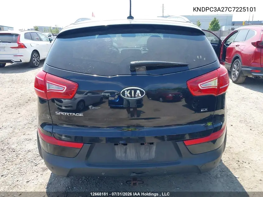 2012 KIA SPORTAGE VIN KNDPC3A27C7225101 — фото 16