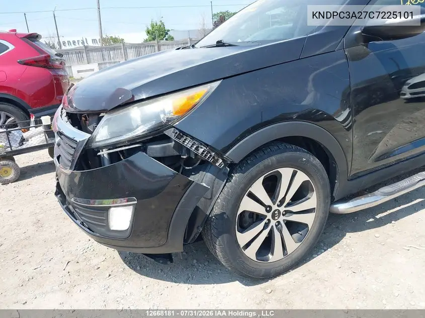 2012 KIA SPORTAGE VIN KNDPC3A27C7225101 — фото 19