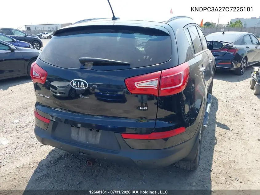 2012 KIA SPORTAGE VIN KNDPC3A27C7225101 — фото 4