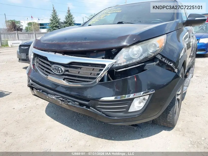 2012 KIA SPORTAGE VIN KNDPC3A27C7225101 — фото 6