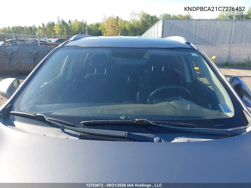 2012 KIA SPORTAGE VIN KNDPBCA21C7276452 — фото 17