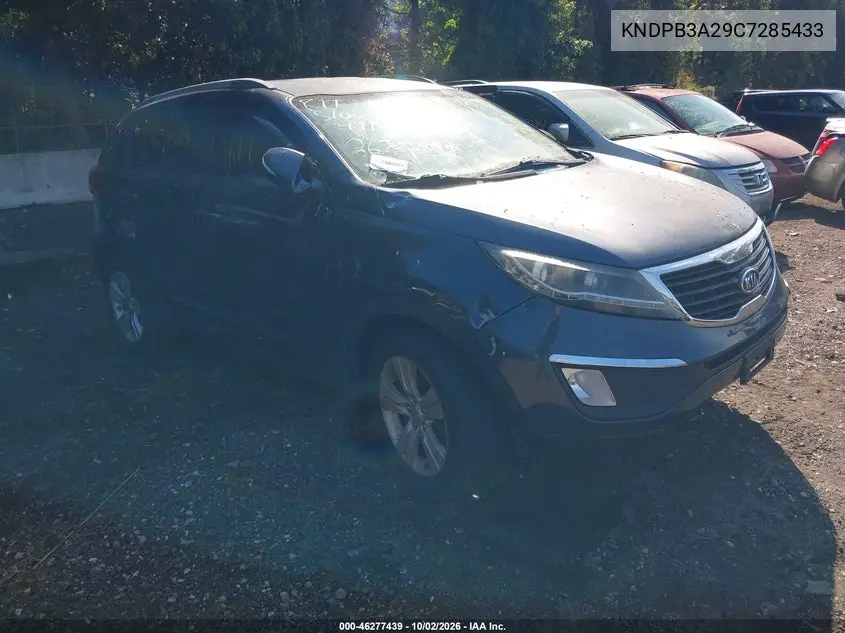 KIA SPORTAGE 2012, VIN KNDPB3A29C7285433