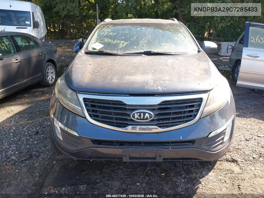 2012 KIA SPORTAGE VIN KNDPB3A29C7285433 — фото 6