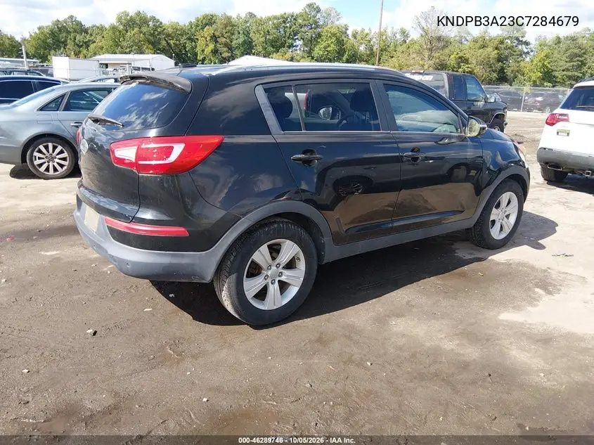 2012 KIA SPORTAGE VIN KNDPB3A23C7284679 — фото 4