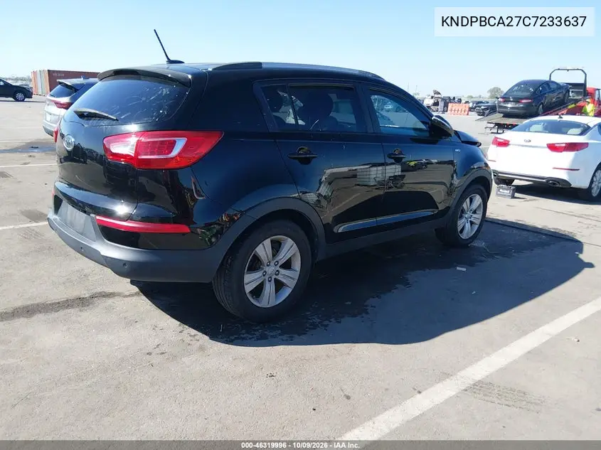 2012 KIA SPORTAGE VIN KNDPBCA27C7233637 — фото 4