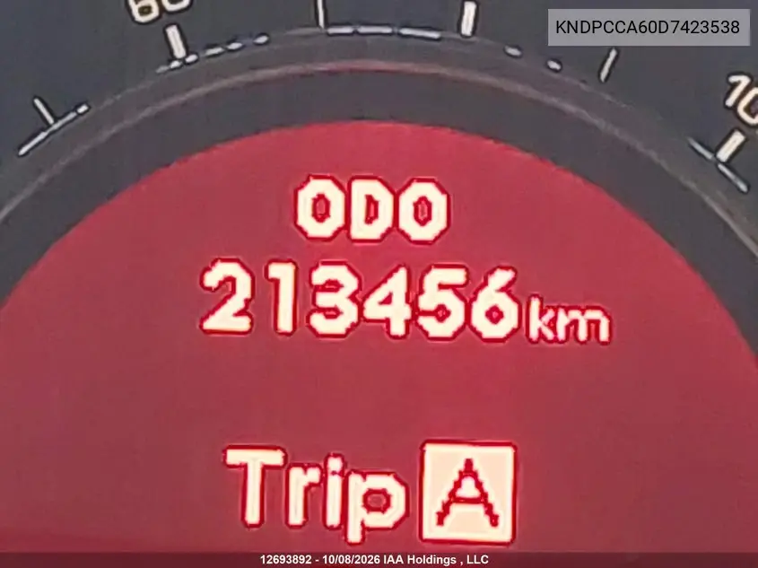 2013 KIA SPORTAGE VIN KNDPCCA60D7423538 — фото 15