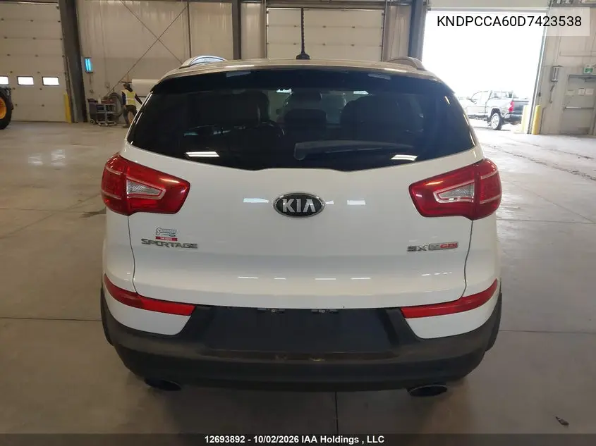 2013 KIA SPORTAGE VIN KNDPCCA60D7423538 — фото 16
