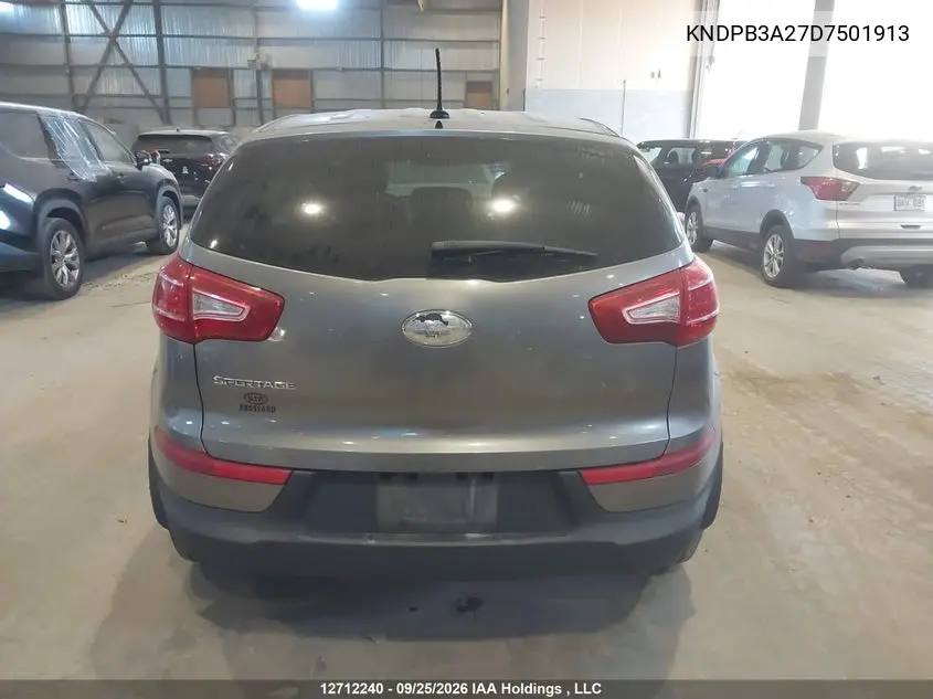 2013 KIA SPORTAGE VIN KNDPB3A27D7501913 — фото 17