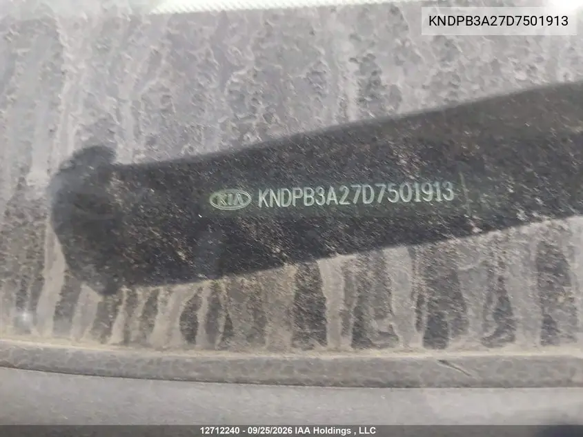 2013 KIA SPORTAGE VIN KNDPB3A27D7501913 — фото 20