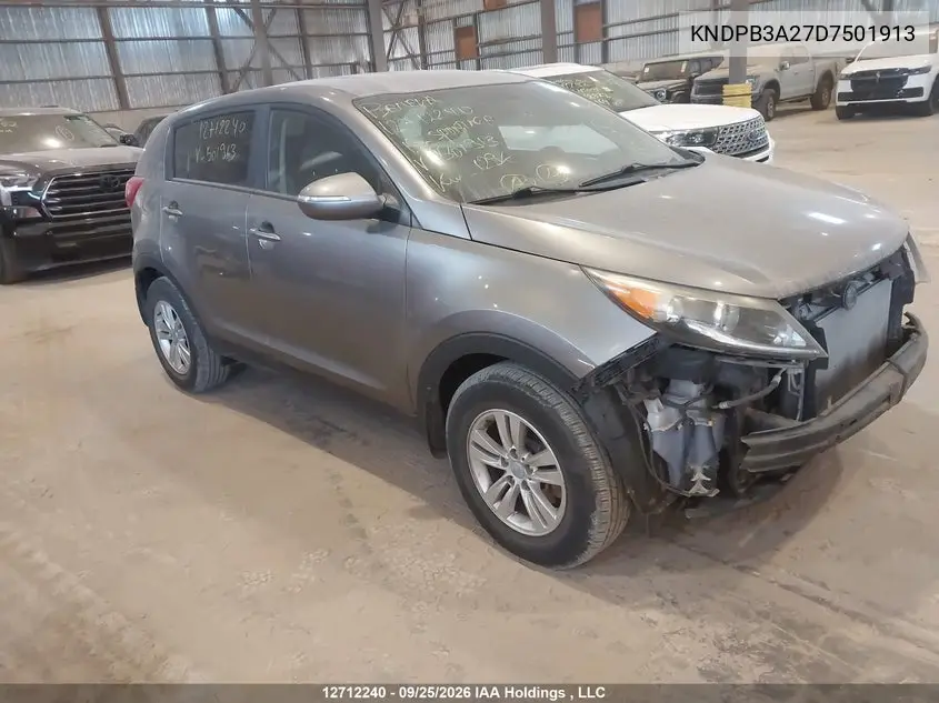 2013 KIA SPORTAGE VIN KNDPB3A27D7501913 — фото 22