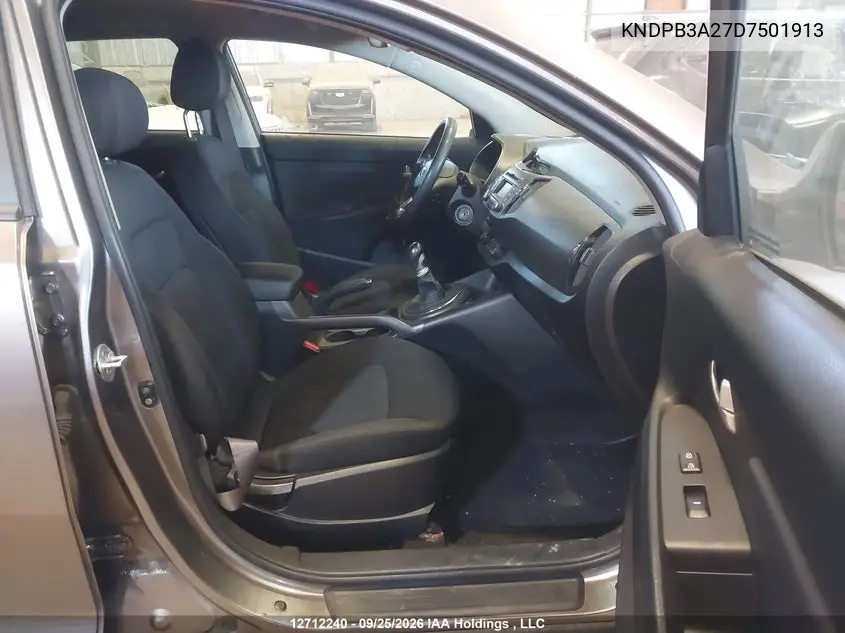 2013 KIA SPORTAGE VIN KNDPB3A27D7501913 — фото 5