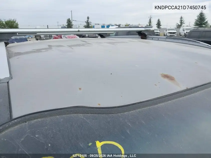 2013 KIA SPORTAGE VIN KNDPCCA21D7450745 — фото 18
