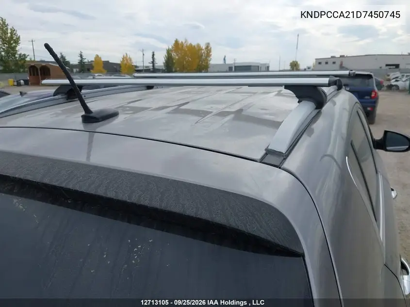 2013 KIA SPORTAGE VIN KNDPCCA21D7450745 — фото 20