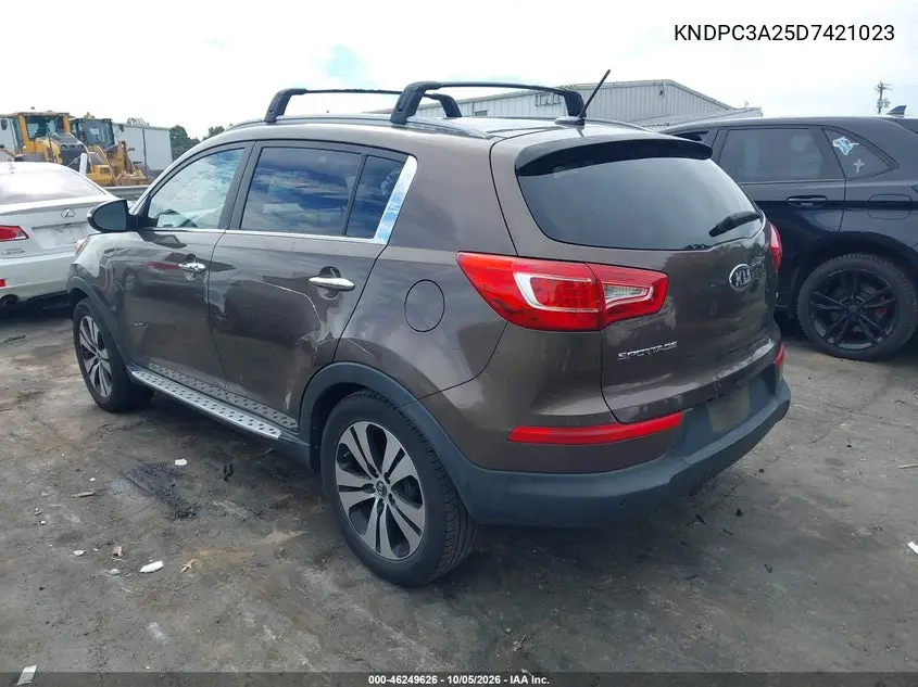 2013 KIA SPORTAGE VIN KNDPC3A25D7421023 — фото 3