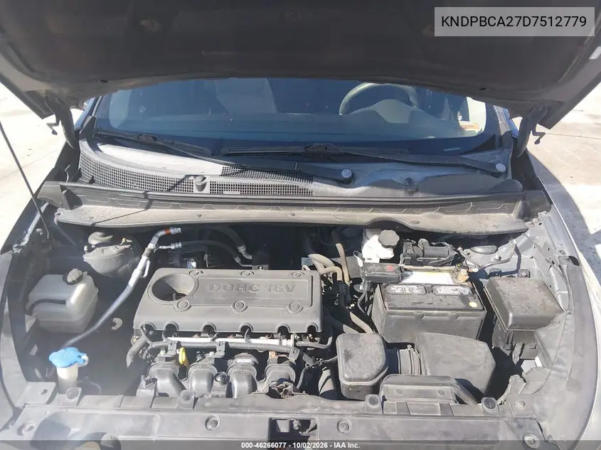 2013 KIA SPORTAGE VIN KNDPBCA27D7512779 — фото 10