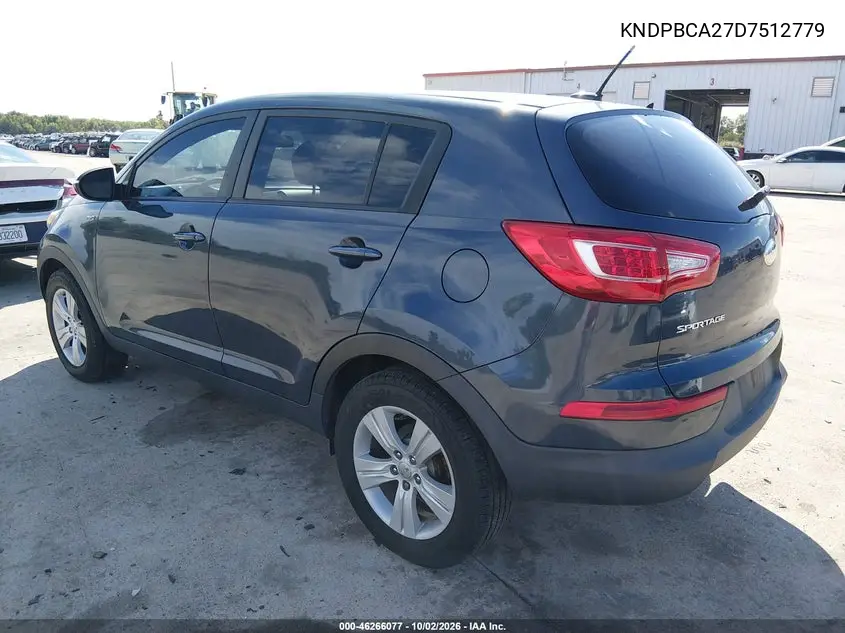 2013 KIA SPORTAGE VIN KNDPBCA27D7512779 — фото 3