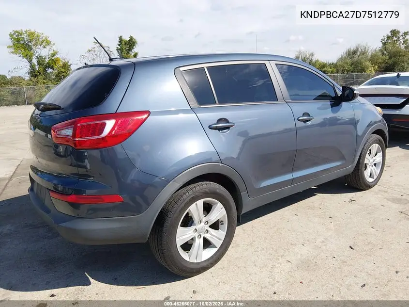2013 KIA SPORTAGE VIN KNDPBCA27D7512779 — фото 4