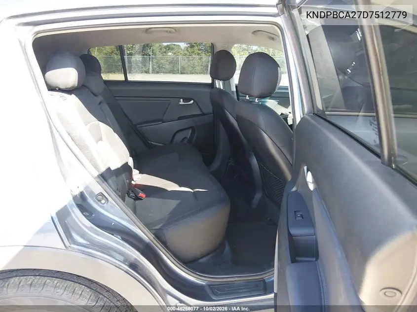 2013 KIA SPORTAGE VIN KNDPBCA27D7512779 — фото 8