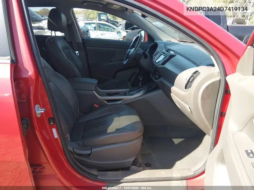 2013 KIA SPORTAGE VIN KNDPC3A24D7419134 — фото 5