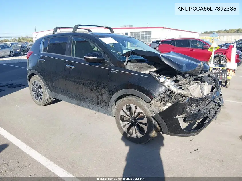 KIA SPORTAGE 2013, VIN KNDPCCA65D7392335