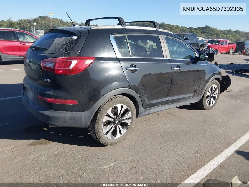 2013 KIA SPORTAGE VIN KNDPCCA65D7392335 — фото 4
