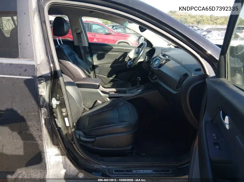 2013 KIA SPORTAGE VIN KNDPCCA65D7392335 — фото 5