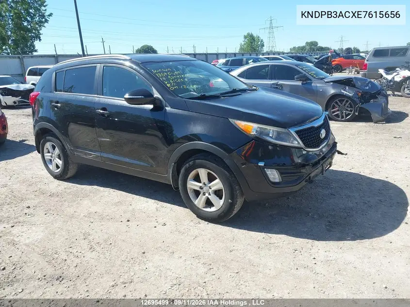 KIA SPORTAGE 2014, VIN KNDPB3ACXE7615656