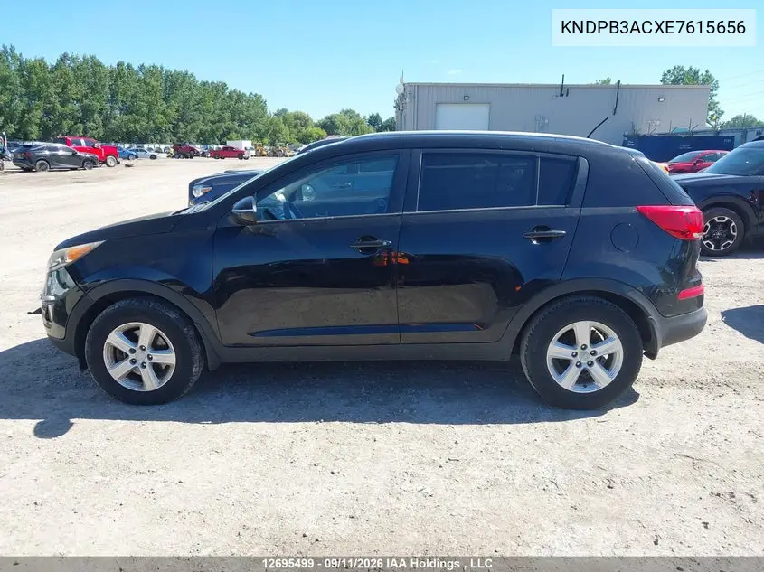 2014 KIA SPORTAGE VIN KNDPB3ACXE7615656 — фото 14