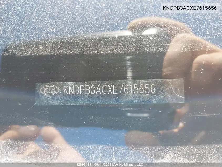 2014 KIA SPORTAGE VIN KNDPB3ACXE7615656 — фото 17