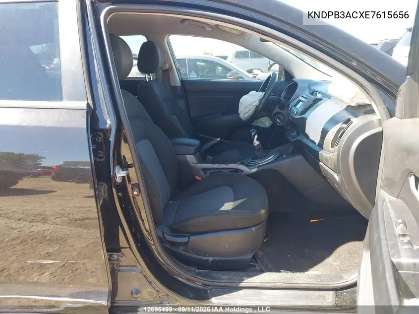 2014 KIA SPORTAGE VIN KNDPB3ACXE7615656 — фото 5