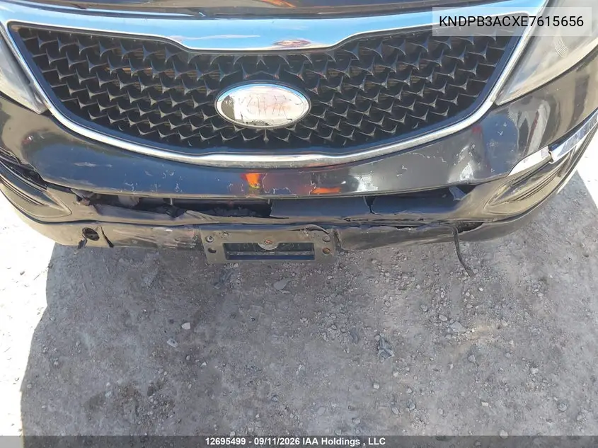 2014 KIA SPORTAGE VIN KNDPB3ACXE7615656 — фото 6