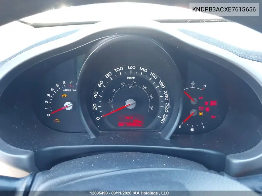 2014 KIA SPORTAGE VIN KNDPB3ACXE7615656 — фото 7
