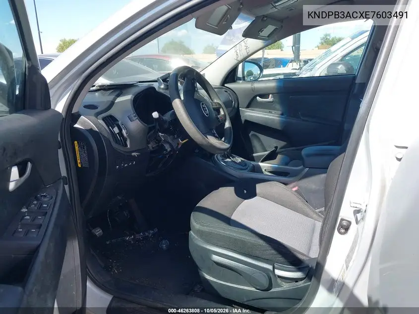 2014 KIA SPORTAGE VIN KNDPB3ACXE7603491 — фото 5