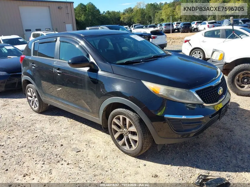 KIA SPORTAGE 2014, VIN KNDPB3ACXE7596705