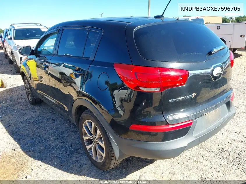 2014 KIA SPORTAGE VIN KNDPB3ACXE7596705 — фото 3