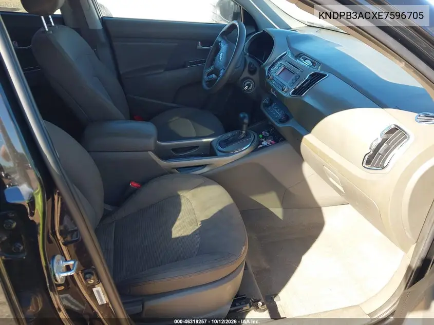 2014 KIA SPORTAGE VIN KNDPB3ACXE7596705 — фото 5