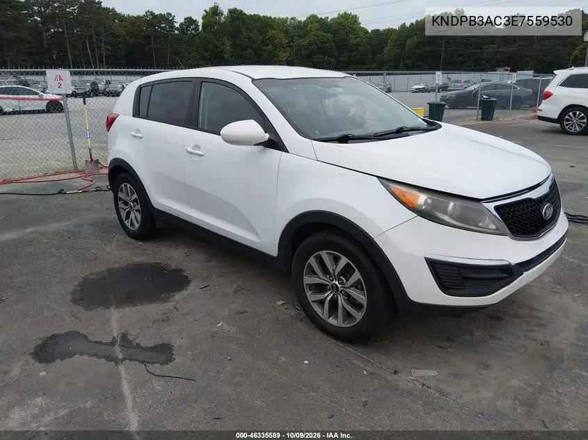 KIA SPORTAGE 2014, VIN KNDPB3AC3E7559530