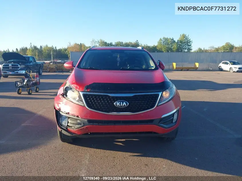 2015 KIA SPORTAGE VIN KNDPBCAC0F7731272 — фото 11